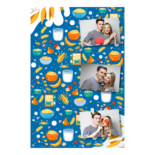 Cereal Day + flakes + model 301 no frame Cereal Day + flakes + model 301 no frame