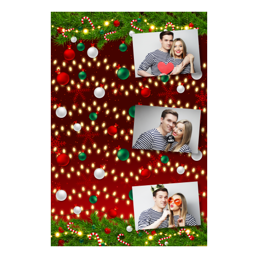 Ozdoby świąteczne + kwiaty i bombki + 301 brak ramki Ozdoby świąteczne + kwiaty i bombki + 301 brak ramki