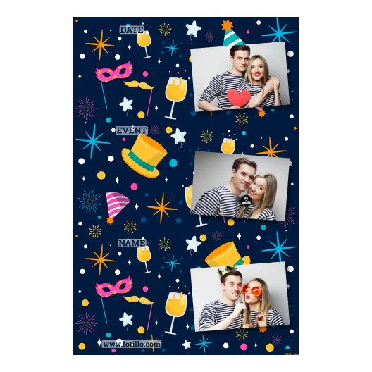 Przyjęcie sylwestrowe + Fajerwerki, gwiazdy + 301 brak ramki z tekstem Przyjęcie sylwestrowe + Fajerwerki, gwiazdy + 301 brak ramki z tekstem