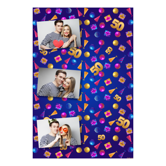 Pięćdziesiątka + balony i prezenty + 302 brak ramki Pięćdziesiątka + balony i prezenty + 302 brak ramki