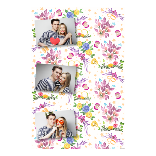 Wedding Anniversary + flowers + 302 no frame
