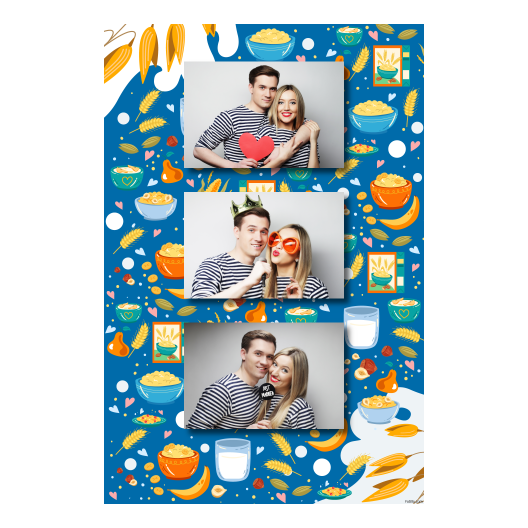 Cereal Day + flakes + model 306 no frame Cereal Day + flakes + model 306 no frame