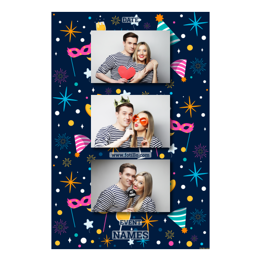 Przyjęcie sylwestrowe + Fajerwerki, gwiazdy + 306 brak ramki z tekstem Przyjęcie sylwestrowe + Fajerwerki, gwiazdy + 306 brak ramki z tekstem