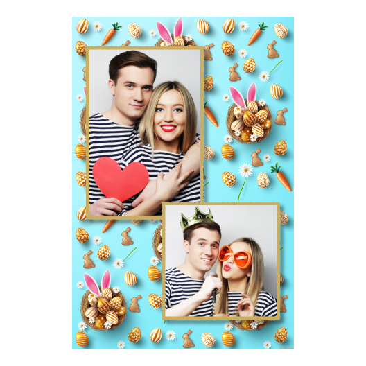 Easter Bunny + easter eggs + 307 gold Easter Bunny + easter eggs + 307 gold