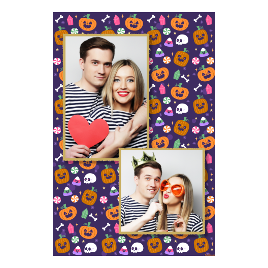 Halloweenowa dynia + kolaż + 307 złoty Halloweenowa dynia + kolaż + 307 złoty