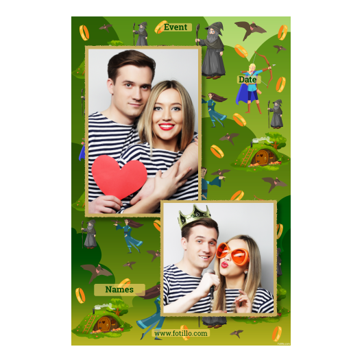 Dzień Czytania Tolkiena + Wizards, elfy. + 307 złoty z tekstem Dzień Czytania Tolkiena + Wizards, elfy. + 307 złoty z tekstem