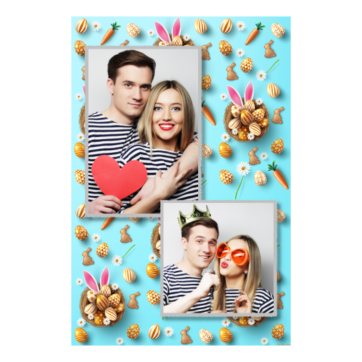 Easter Bunny + easter eggs + 307 silver Easter Bunny + easter eggs + 307 silver