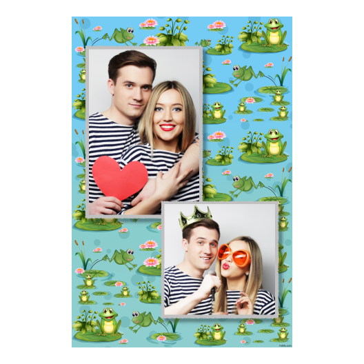 Frog Day + water lilies + 307 silver Frog Day + water lilies + 307 silver