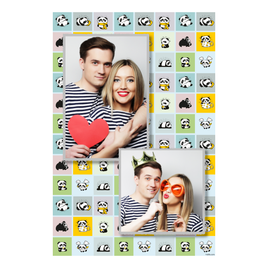 Panda's Day + collage + 307 silver Panda's Day + collage + 307 silver