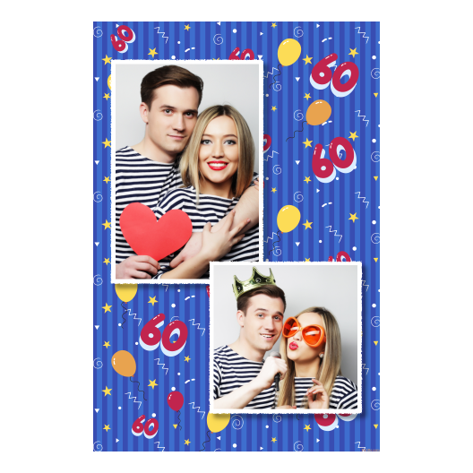 Sześćdziesiątka + balony + 307 biały Sześćdziesiątka + balony + 307 biały