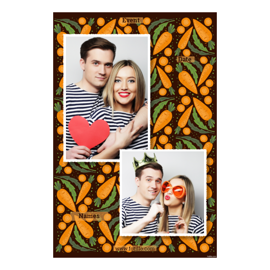 Dzień Marchewki + warzywa + 307 biały z tekstem Dzień Marchewki + warzywa + 307 biały z tekstem