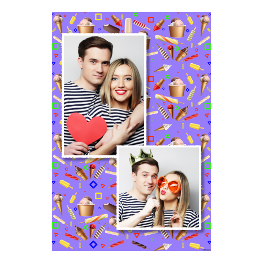 Dzień Lodów + kolaż + 307 biały Dzień Lodów + kolaż + 307 biały