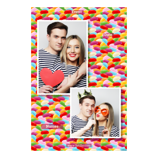 Dzień Żelków + słodycze + 307 biały z tekstem Dzień Żelków + słodycze + 307 biały z tekstem