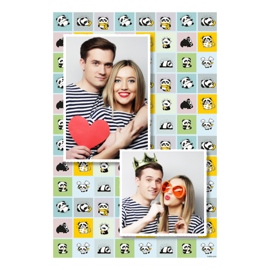 Panda's Day + collage + 307 white Panda's Day + collage + 307 white