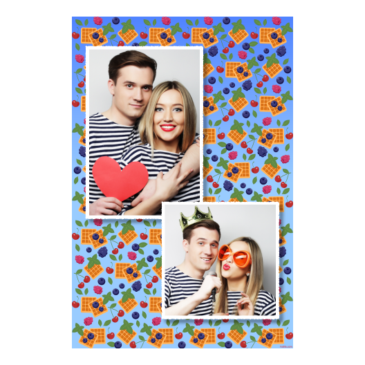 Dzień Gofra + owoce + 307 biały Dzień Gofra + owoce + 307 biały