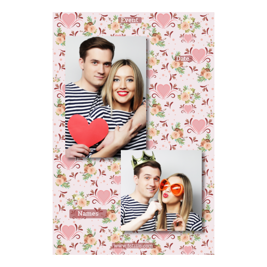 Wesele + kwiaty i serca + 307 brak ramki z tekstem Wesele + kwiaty i serca + 307 brak ramki z tekstem