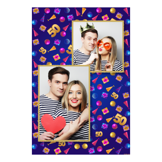 Pięćdziesiątka + balony i prezenty + 308 złoty Pięćdziesiątka + balony i prezenty + 308 złoty