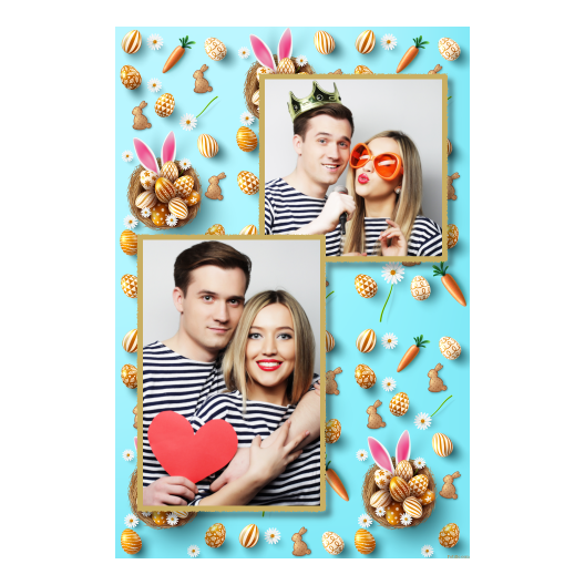 Easter Bunny + easter eggs + 308 gold Easter Bunny + easter eggs + 308 gold