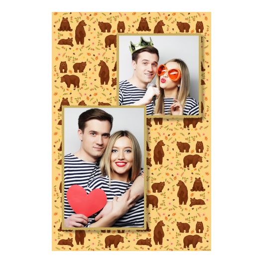 Grizli + niedźwiedzie + 308 złoty Grizli + niedźwiedzie + 308 złoty