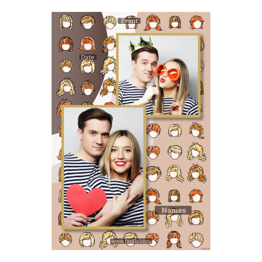 Ddzień peruki 308 złoty z podpisem Ddzień peruki 308 złoty z podpisem