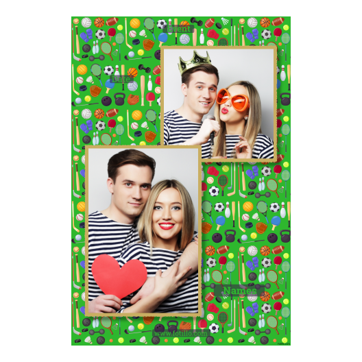 Dzień sportu + wyposażenie + 308 złoty z tekstem Dzień sportu + wyposażenie + 308 złoty z tekstem