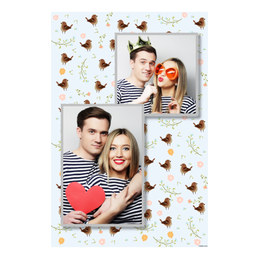 Sparrow Day + flowers + 308 silver Sparrow Day + flowers + 308 silver