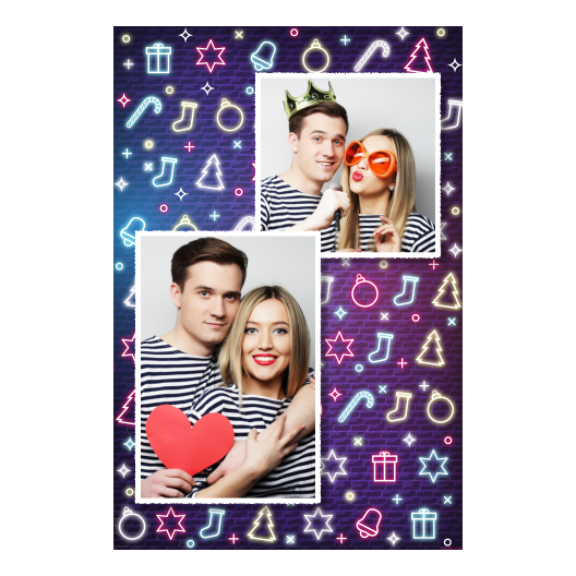 Przyjęcie sylwestrowe + Prezenty, dzwonki, choinka + 308 biały Przyjęcie sylwestrowe + Prezenty, dzwonki, choinka + 308 biały