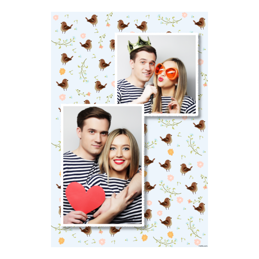 Sparrow Day + flowers + 308 white Sparrow Day + flowers + 308 white