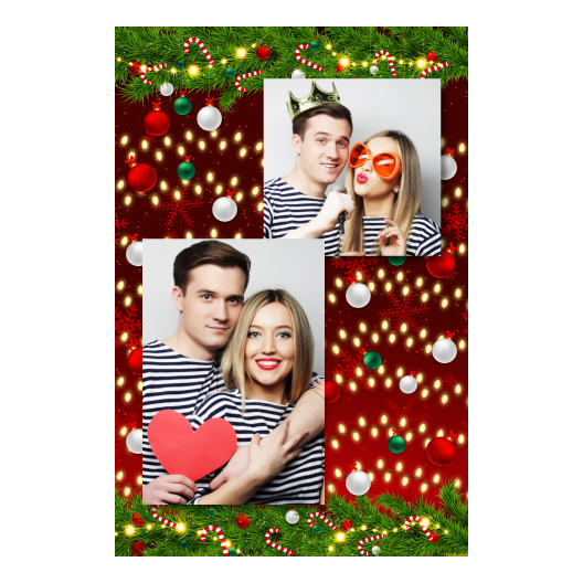 Ozdoby świąteczne + kwiaty i bombki + 308 brak ramki Ozdoby świąteczne + kwiaty i bombki + 308 brak ramki