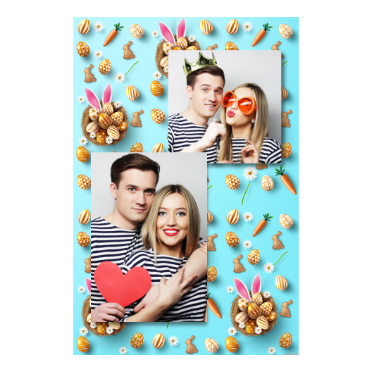 Easter Bunny + easter eggs + 308 no frame Easter Bunny + easter eggs + 308 no frame