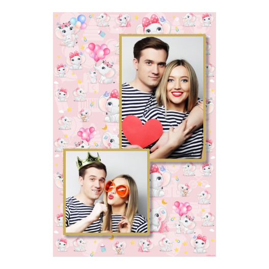 Baby Shower + elephants + 309 gold Baby Shower + elephants + 309 gold