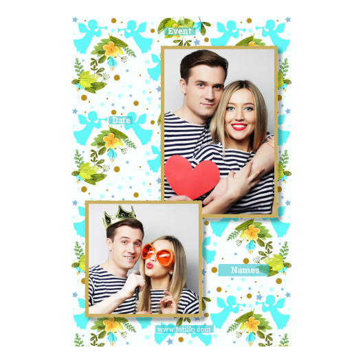 Pierwsza Komunia Święta + Kwiaty, anioły + 309 złoty z tekstem Pierwsza Komunia Święta + Kwiaty, anioły + 309 złoty z tekstem