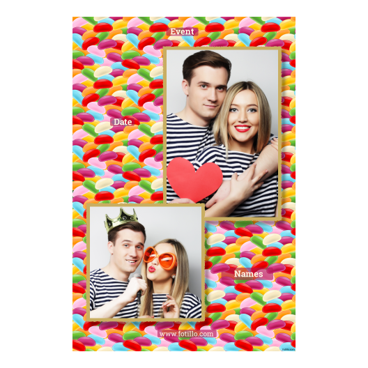 Dzień Żelków + słodycze + 309 złoty z tekstem Dzień Żelków + słodycze + 309 złoty z tekstem