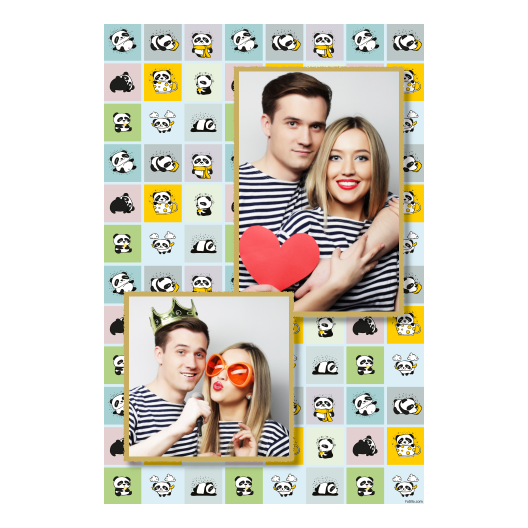 Panda's Day + collage + 309 gold Panda's Day + collage + 309 gold