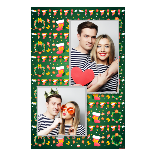 Boże Narodzenie + kwiaty i bombki + 309 Boże Narodzenie + kwiaty i bombki + 309