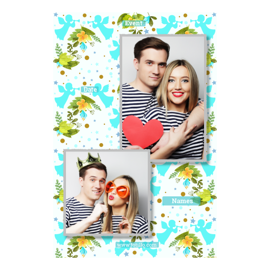 Pierwsza Komunia Święta + Kwiaty, anioły + 309 z tekstem Pierwsza Komunia Święta + Kwiaty, anioły + 309 z tekstem