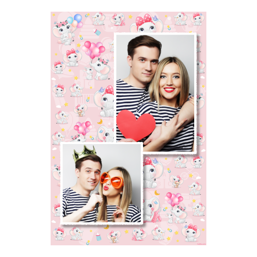 Baby Shower + elephants + 309 white Baby Shower + elephants + 309 white