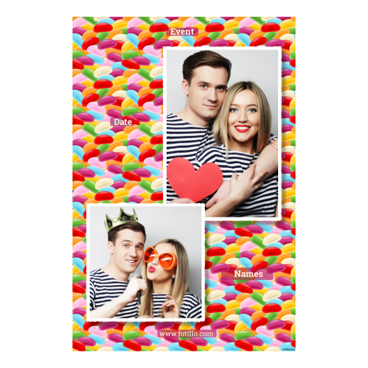 Dzień Żelków + słodycze + 309 biały z tekstem Dzień Żelków + słodycze + 309 biały z tekstem