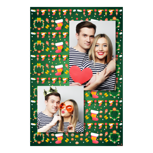 Boże Narodzenie + kwiaty i bombki + 309 brak ramki Boże Narodzenie + kwiaty i bombki + 309 brak ramki