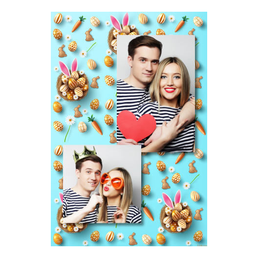 Easter Bunny + easter eggs + 309 no frame Easter Bunny + easter eggs + 309 no frame