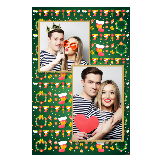 Boże Narodzenie + kwiaty i bombki + 310 złoty Boże Narodzenie + kwiaty i bombki + 310 złoty