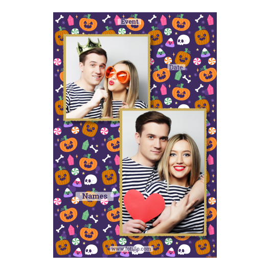 Halloweenowa dynia + kolaż + 310 złoty z tekstem Halloweenowa dynia + kolaż + 310 złoty z tekstem