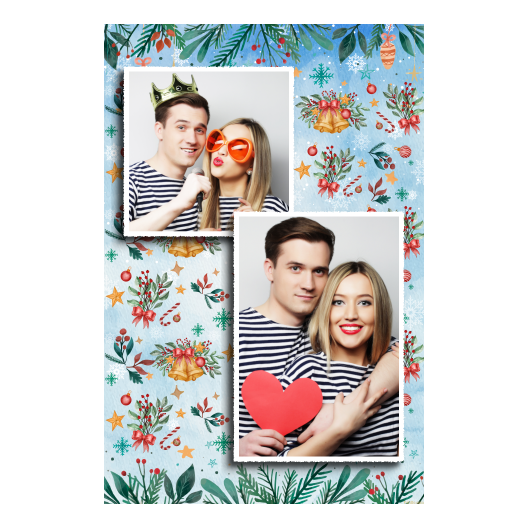 Dzwoneczki świąteczne + dekoracje + 310 biały Dzwoneczki świąteczne + dekoracje + 310 biały