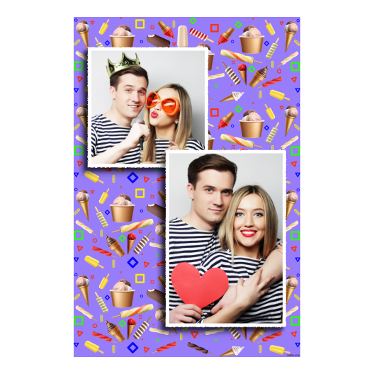 Dzień Lodów + kolaż + 310 biały Dzień Lodów + kolaż + 310 biały