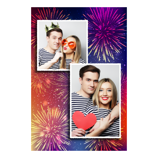 Tło sylwestrowe + fajerwerki + 310 biały Tło sylwestrowe + fajerwerki + 310 biały