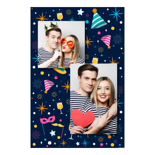 Przyjęcie sylwestrowe + Fajerwerki, gwiazdy + 310 brak ramki Przyjęcie sylwestrowe + Fajerwerki, gwiazdy + 310 brak ramki