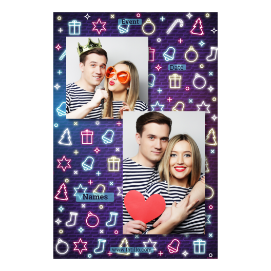 Przyjęcie sylwestrowe + Prezenty, dzwonki, choinka + 310 brak ramki z tekstem Przyjęcie sylwestrowe + Prezenty, dzwonki, choinka + 310 brak ramki z tekstem