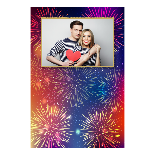 Tło sylwestrowe + fajerwerki + 311 złoty Tło sylwestrowe + fajerwerki + 311 złoty