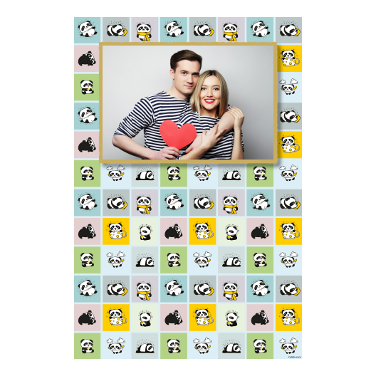 Panda's Day + collage + 311 gold