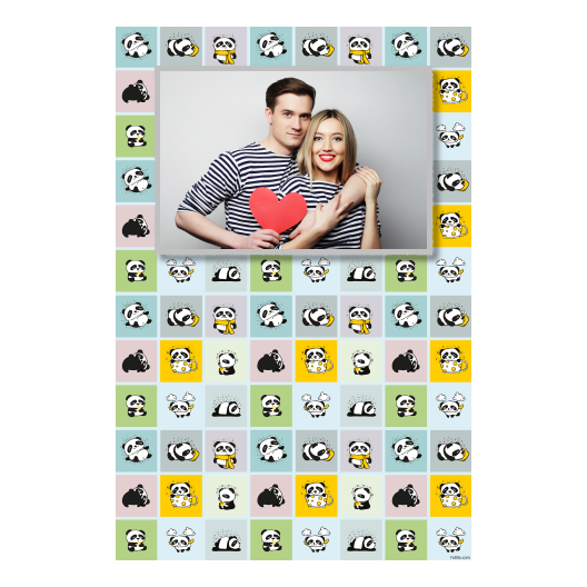 Panda's Day + collage + 311 silver